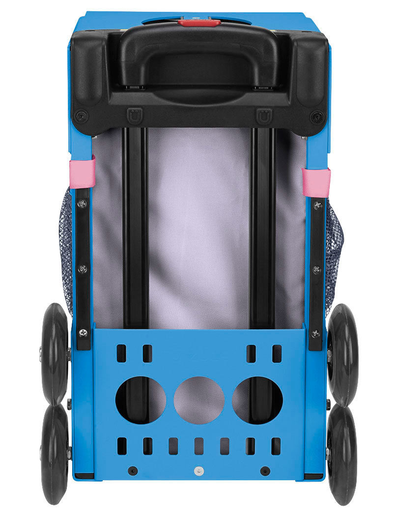 Zuca Ice Dreamz Lux Sport Insert Bag with Blue Frame and Packing Pouch Set