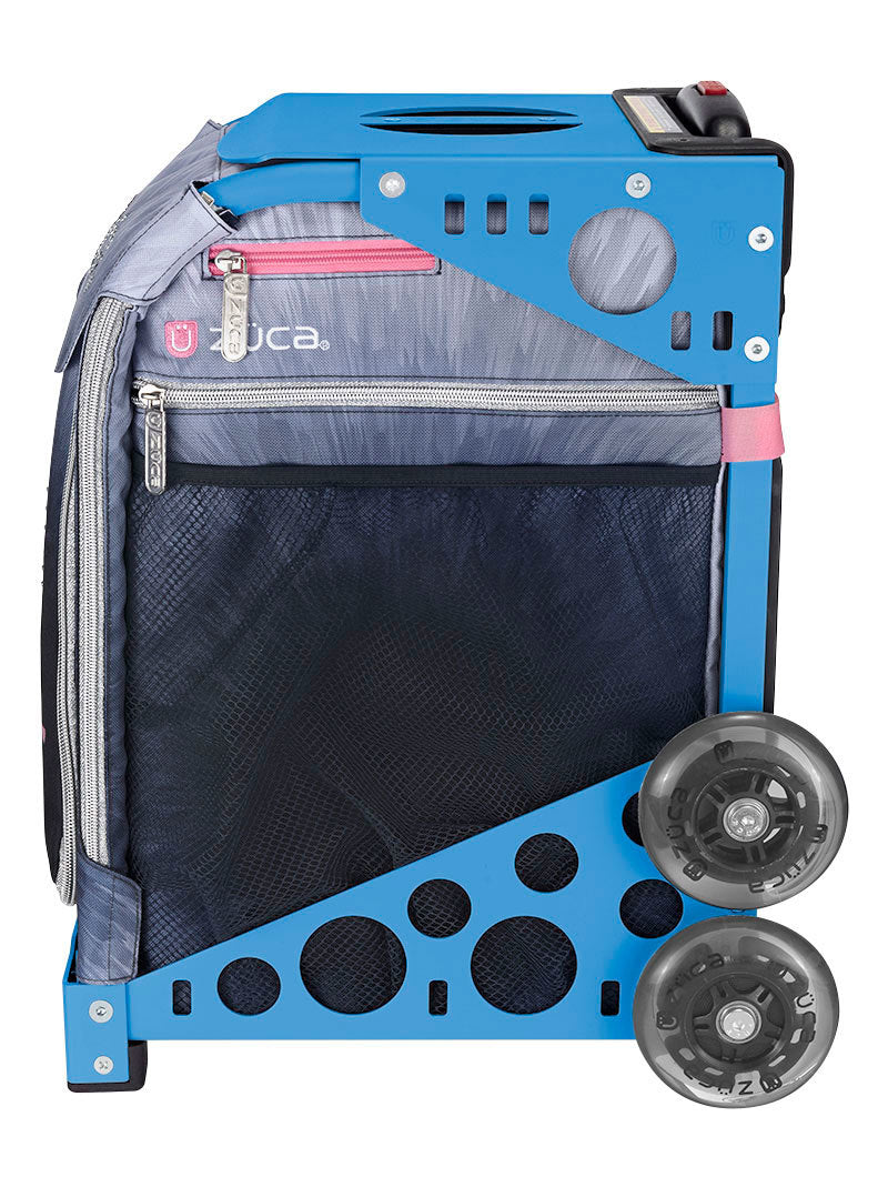 Zuca Ice Dreamz Lux Sport Insert Bag with Blue Frame and Packing Pouch Set