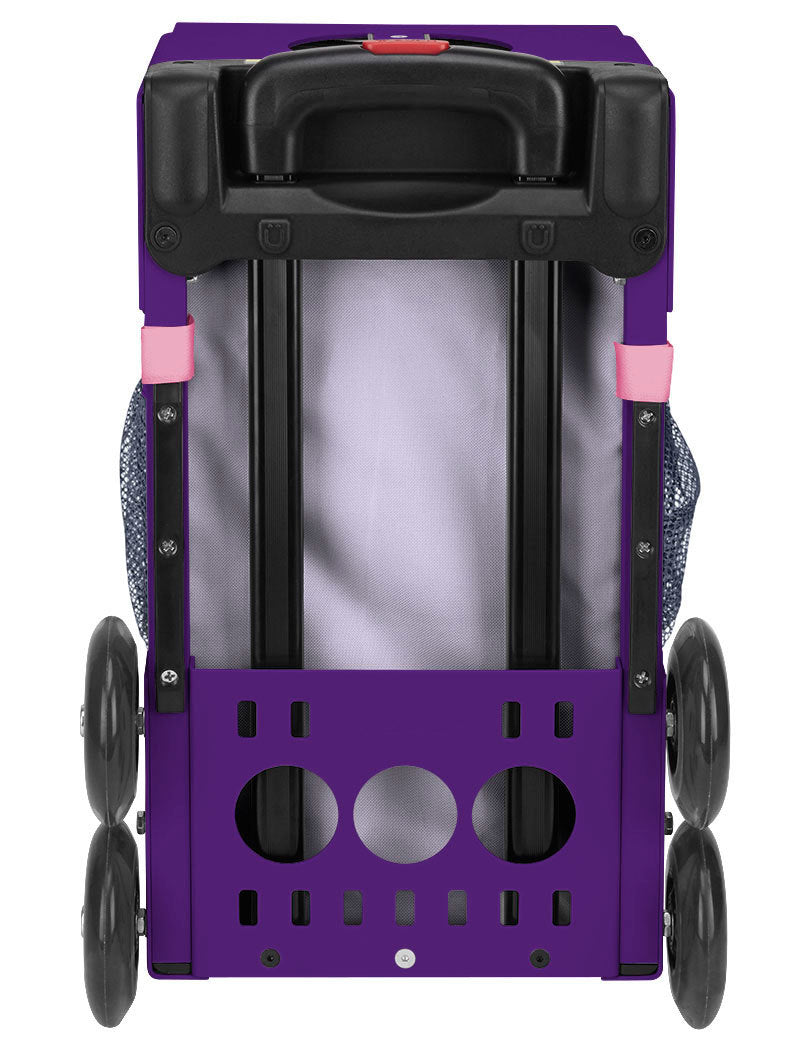 Zuca Ice Dreamz Lux Sport Insert Bag with Purple Frame and Packing Pouch Set