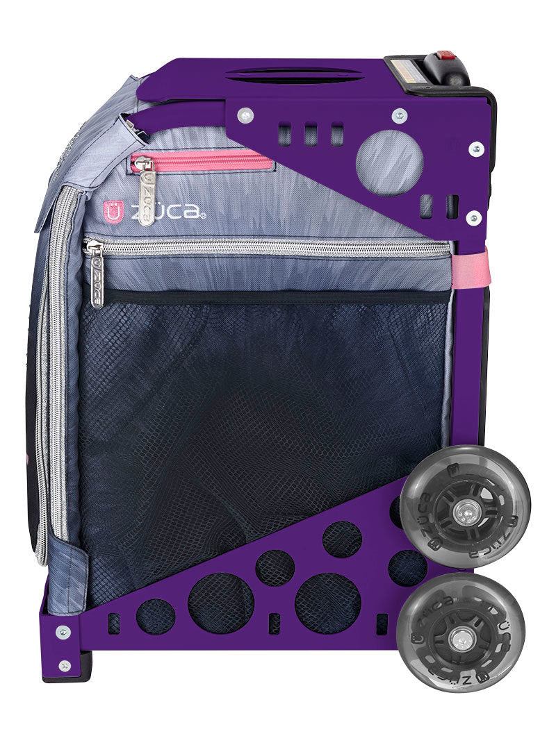 Zuca Ice Dreamz Lux Sport Insert Bag with Purple Frame and Packing Pouch Set