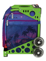 Zuca Island Life Sport Insert Bag & Frame (Green) w/ Flashing Wheels