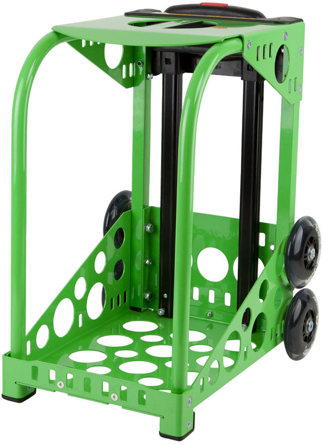 Zuca Island Life Sport Insert Bag & Frame (Green) w/ Flashing Wheels