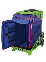 Zuca Island Life Sport Insert Bag & Frame (Green) w/ Flashing Wheels
