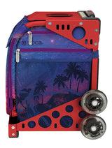 Zuca Island Life Sport Insert Bag & Frame (Red) w/ Flashing Wheels