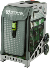 Zuca Paintball Insert Bag & Sport Frame (Gray) w/ Flashing Wheels