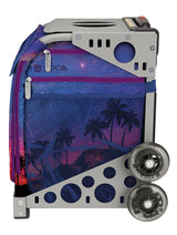 Zuca Island Life Sport Insert Bag & Frame (Gray) w/ Flashing Wheels
