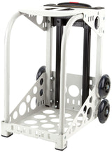 Zuca Island Life Sport Insert Bag & Frame (White) w/ Flashing Wheels