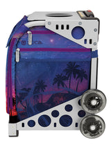 Zuca Island Life Sport Insert Bag & Frame (White) w/ Flashing Wheels