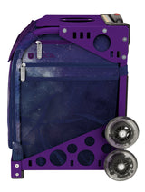 Zuca Fairy Dust Sport Insert Bag and Purple Frame with Flashing Wheels