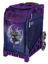 Zuca Fairy Dust Sport Insert Bag and Purple Frame with Flashing Wheels
