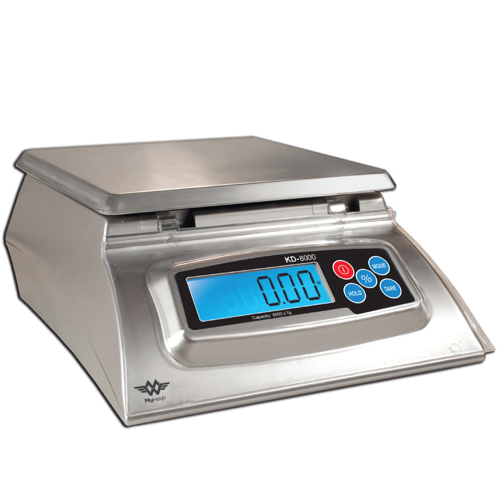 My Weigh KD-8000 Digital Food Scale (Stainless Steel, Silver)