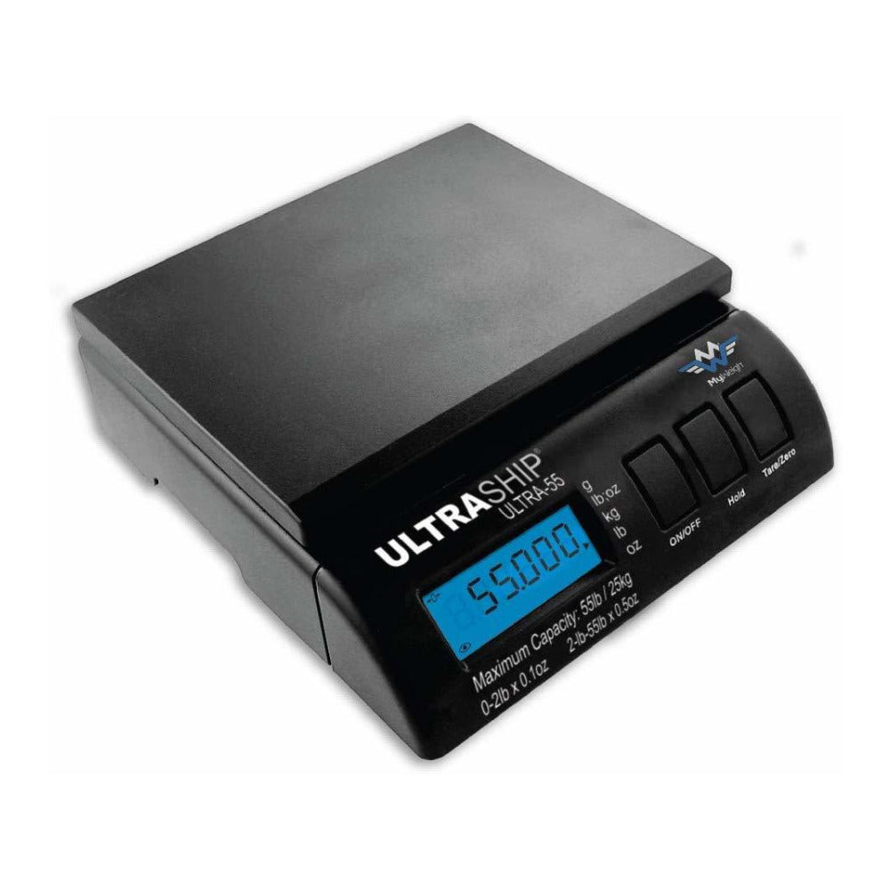 My Weigh Ultraship Digital Postal Scale (55 lb, Black)