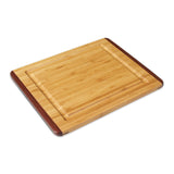 Island Bamboo Cutting Board with Gravy Groove (Rainbow)