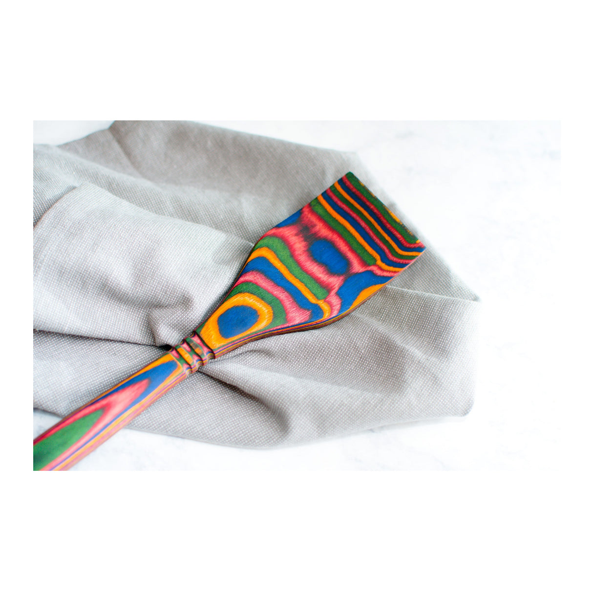 Island Bamboo Pakka Wood Spatula (Rainbow)