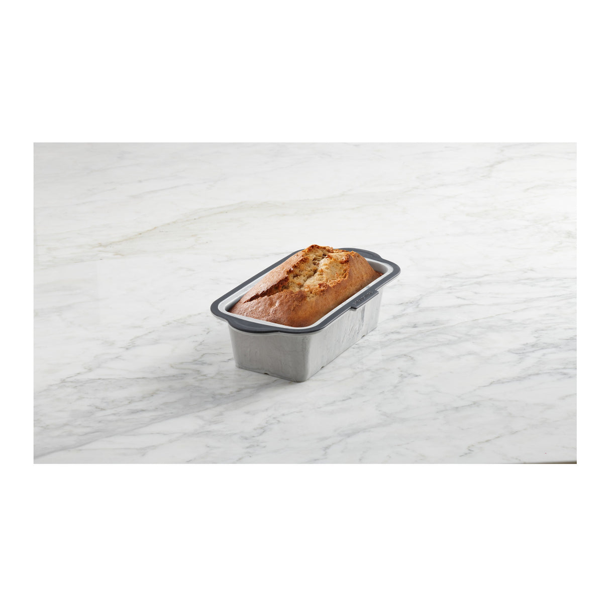 Trudeau Structure Silicone PRO 8.5 x 4.5-Inch Loaf Pan (Marble Effect)