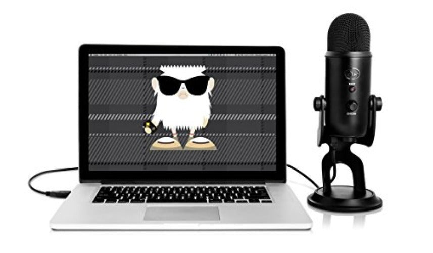 Blue Microphones Yeti (Blackout) Multi-Pattern USB Mic with Accessory Bundle