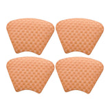 Saleen Half Round Placemat (Orange, Set of 4)