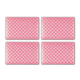 Saleen Rectangular Placemat (Candy Red, Set of 4)