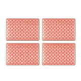 Saleen Rectangular Placemat (Retro Rose, Set of 4)