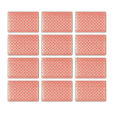 Saleen Rectangular Placemat (Retro Rose, Set of 12)