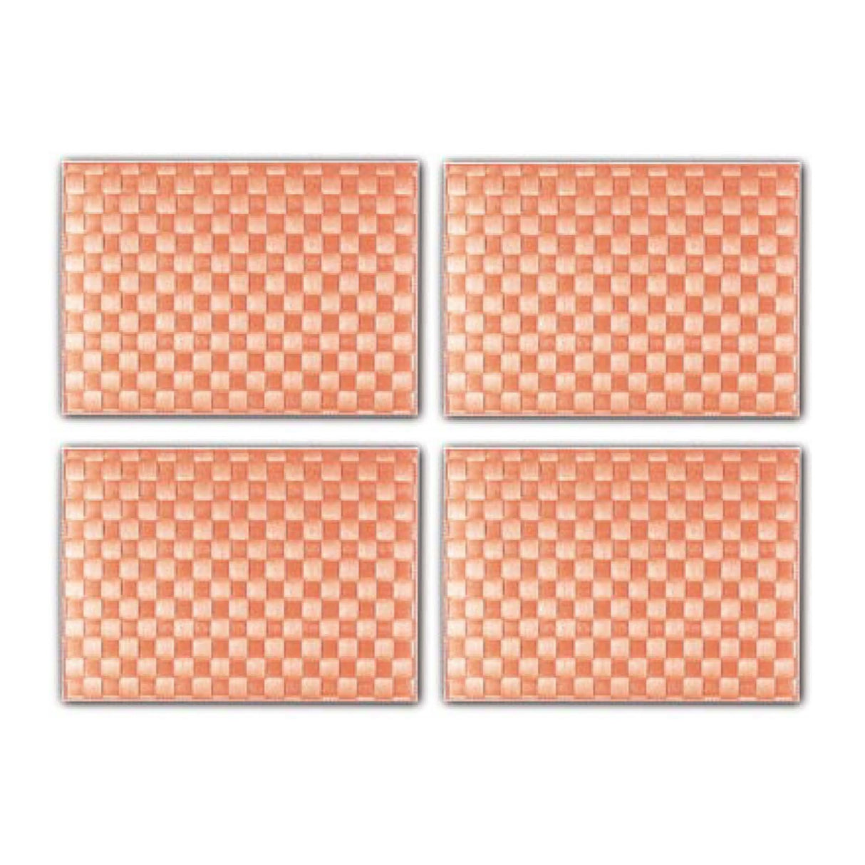 Saleen Rectangular Placemat (Apricot, Set of 4)