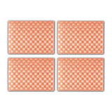Saleen Rectangular Placemat (Apricot, Set of 4)