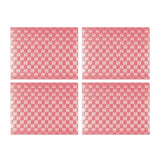 Saleen Rectangular Placemat (Old Rose, Set of 4)