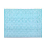 Saleen Rectangular Placemat (Pastel Blue, Set of12)