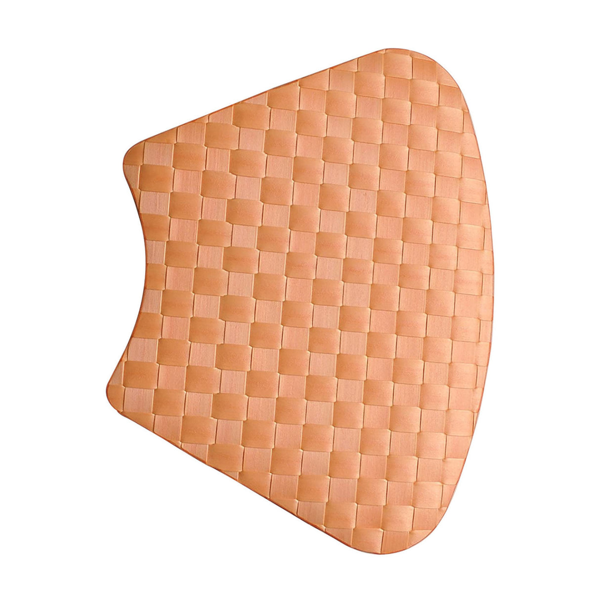 Saleen Half Round Placemat (Orange, Set of 4)