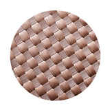 Saleen Round Placemat (Brown, Set of 12)