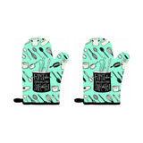 June Clever Rinse The Spoon If You Stir The Pot Funny Oven Mitt (2-Pack)