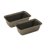 Range Kleen Gray Non-Stick Mini Loaf Pan, Set of 2