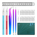 JTIEO DIY 27-Piece Vinyl Weeding Craft Tool Set