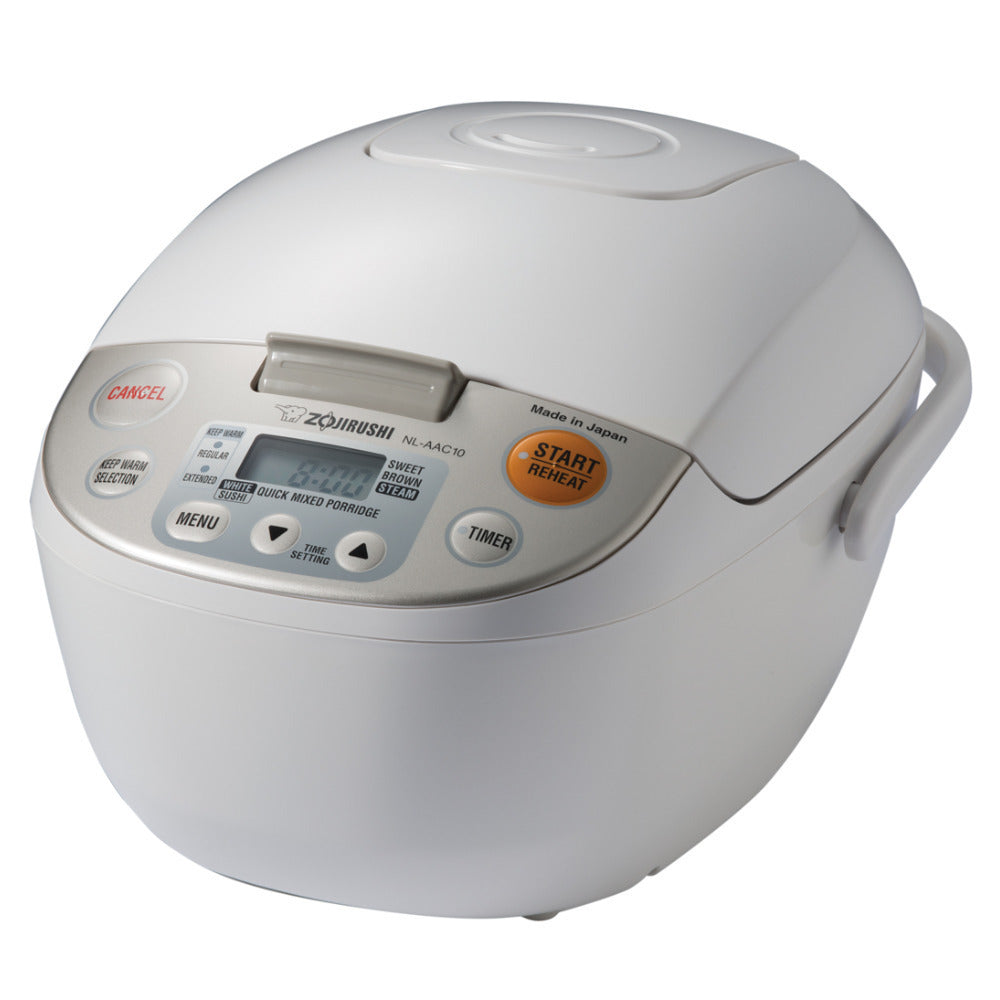 Zojirushi NL-AAC10 Micom Rice Cooker and Warmer with Rice Washing Bowl Bundle