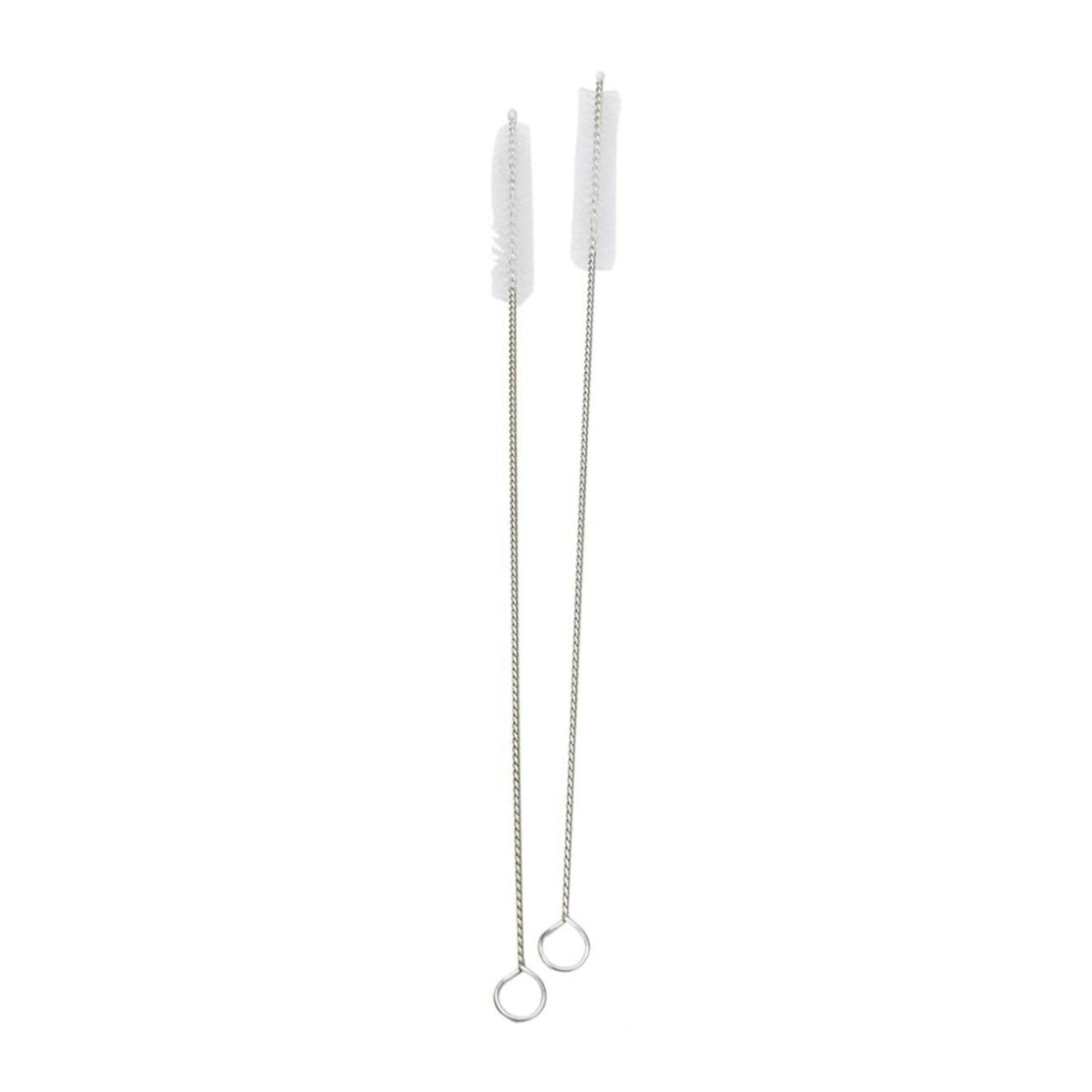 Mind Reader Stainless Steel Reusable Straight/Curved Straws (Rose Gold, 8-Pack)