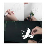 EZ Craft USA Permanent Adhesive Backed Vinyl Sheets (40 Sheets, Assorted Colors)