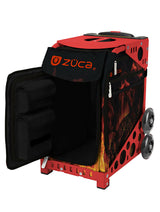 Zuca Blaze Sport Bag and Red Frame with Flashing Wheels