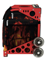 Zuca Blaze Sport Bag and Red Frame with Flashing Wheels