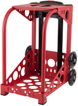 Zuca Blaze Sport Bag and Red Frame with Flashing Wheels