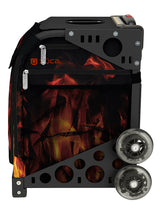 Zuca Blaze Sport Bag and Black Frame with Flashing Wheels