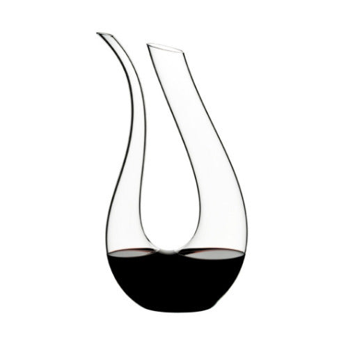 Riedel Amadeo Decanter with 5 Large Microfiber Polishing Cloths Bundle