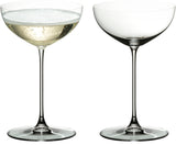 Riedel Veritas Moscato/Coupe/Martini Glass (2-Pack) with Wine Pourer