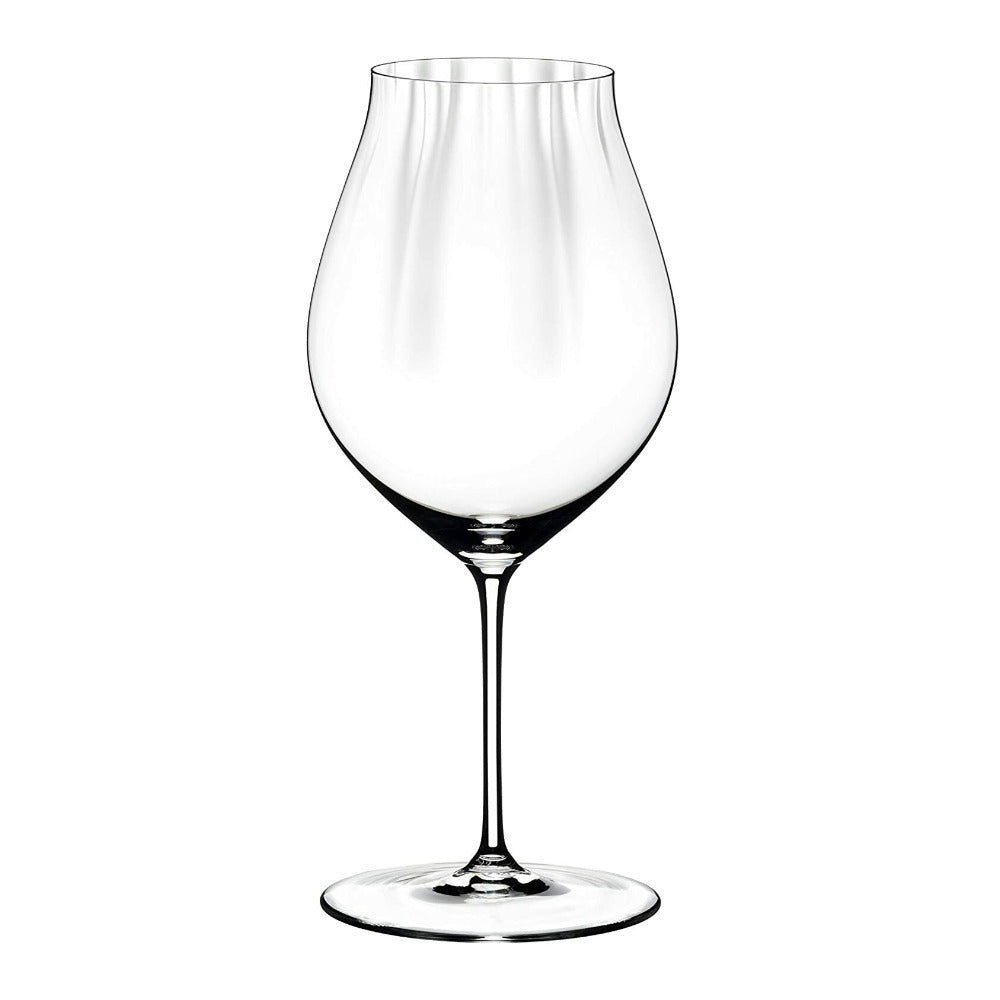 Riedel Performance Pinot Noir Wine Glass (4-Pack) with Polishing Cloth Bundle