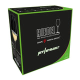 Riedel Performance Pinot Noir Wine Glass (4-Pack) with Polishing Cloth Bundle