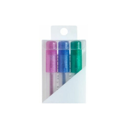 Cricut Joy 0.8mm Glitter Gel Pens (3-Pack, Pink, Blue, Green)