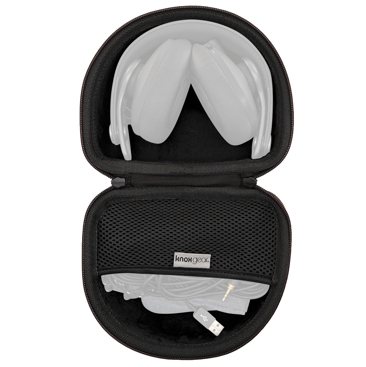 Knox Gear Pro Headphone Case for Inward-Folding Studio Monitor Headphones