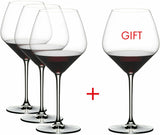 Riedel Extreme Pinot Noir Glasses Value Gift Pack (Buy 3 Get 4) Bundle