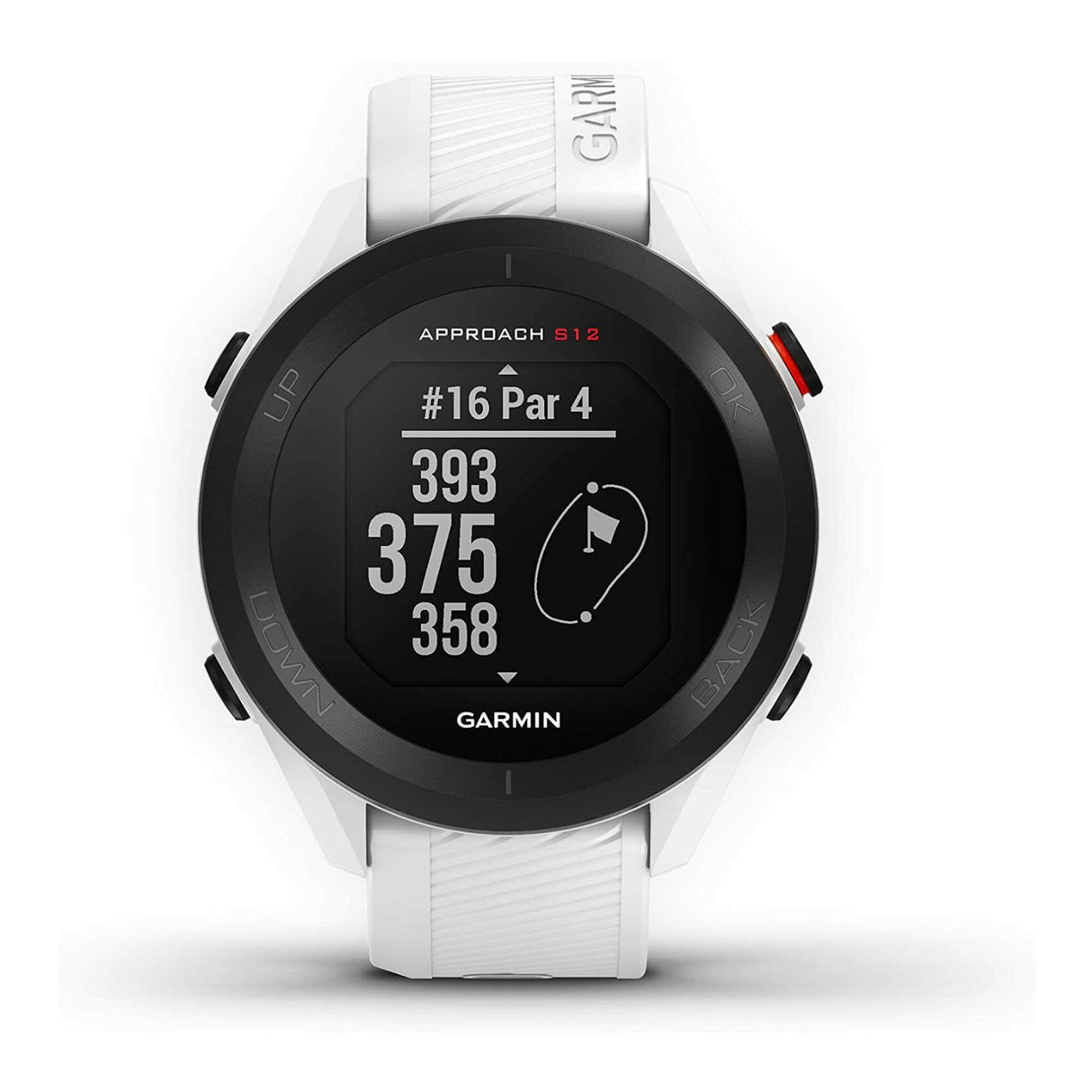 Garmin Approach S12 Golf Watch (White)
