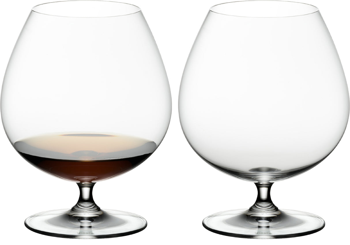 Riedel Vinum Brandy Glass (4-Pack) with Wine Pourer and Polishing Cloth