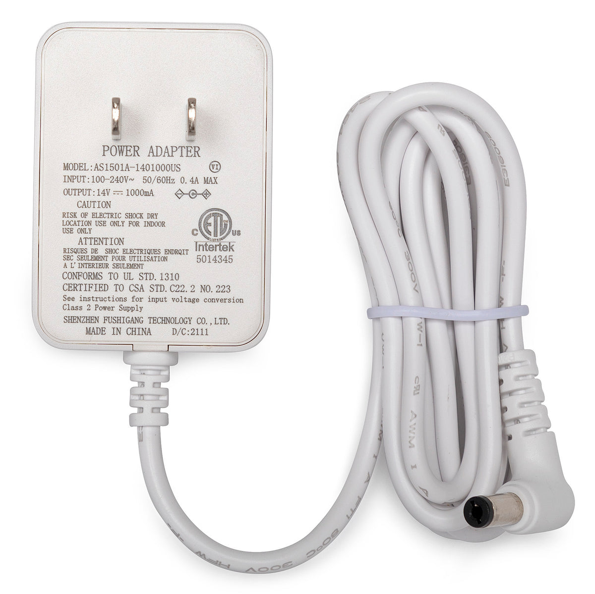 Power Adapter for the Lifestyle by Focus SLYDE Cordless Wet-Dry Floor Cleaner